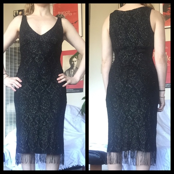 Necessary Objects Dresses & Skirts - 💥3 for $25💥Vintage 90s Fringe Gatsby Dress